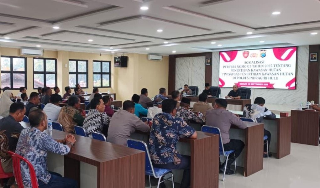 Satgas PKH Sosialisasikan Penertiban Kawasan Hutan di Inhu