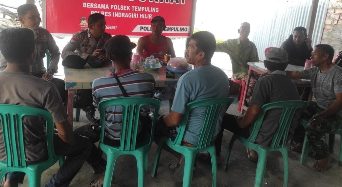 Jelang Pemilu, Kapolsek Tempuling Imbau Warga Tak Lakukan Black Campaign