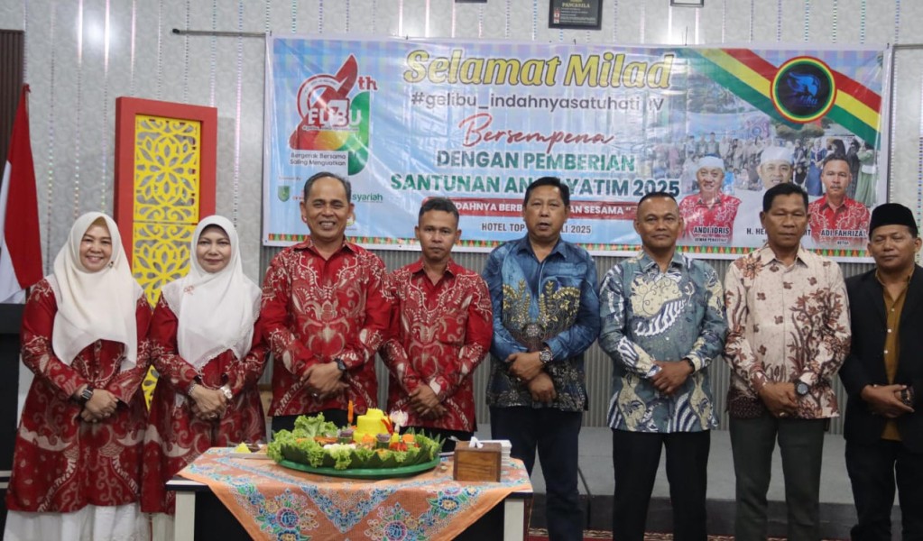 Anggota DPRD Inhil Taufik Hadiri Milad ke-4 GELIBU: Dukung Gerakan Sosial yang Menyentuh Warga