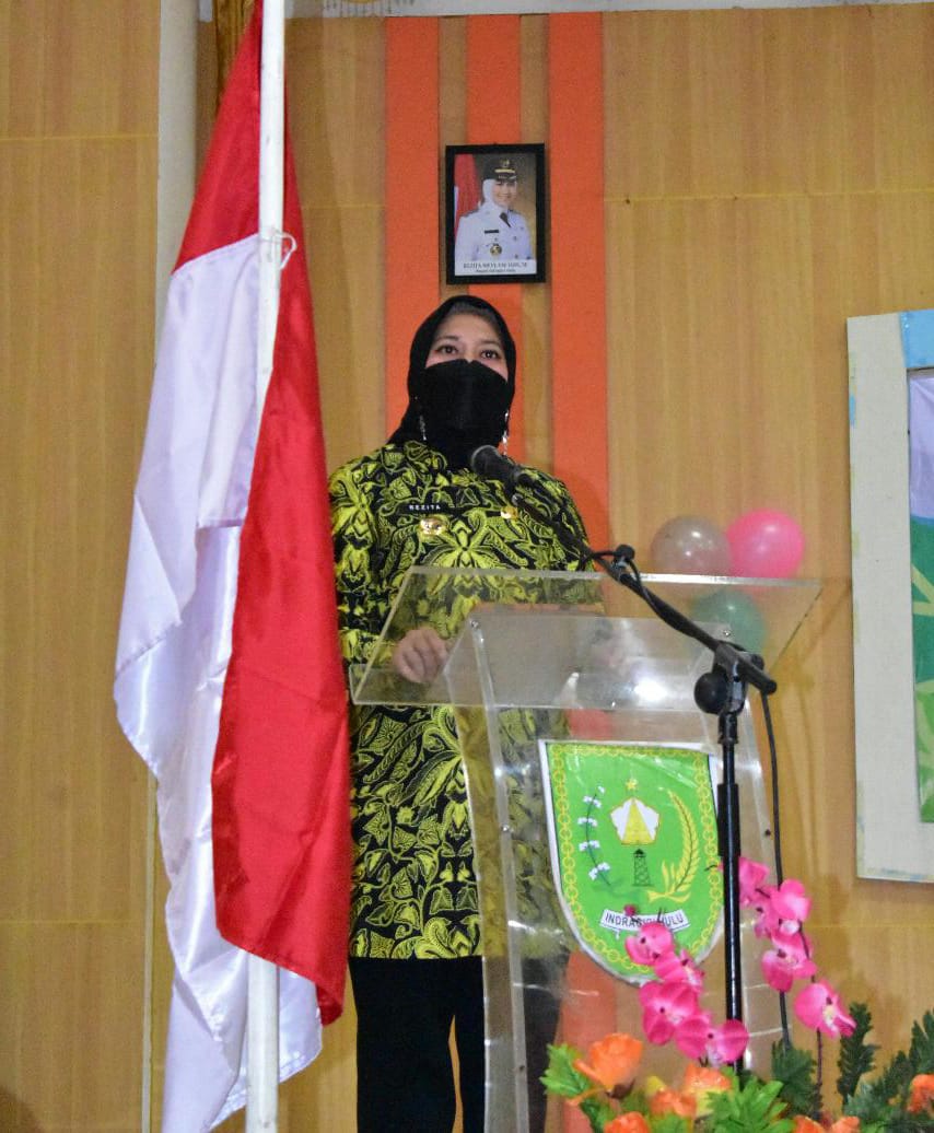 Bupati Inhu Hadiri Acara Hari Anak Nasional 2021