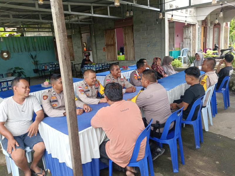 Ciptakan Suasana Kondusif Pasca Pilkada, Personel Pam PPK Rangsang Barat Gelar Cooling System