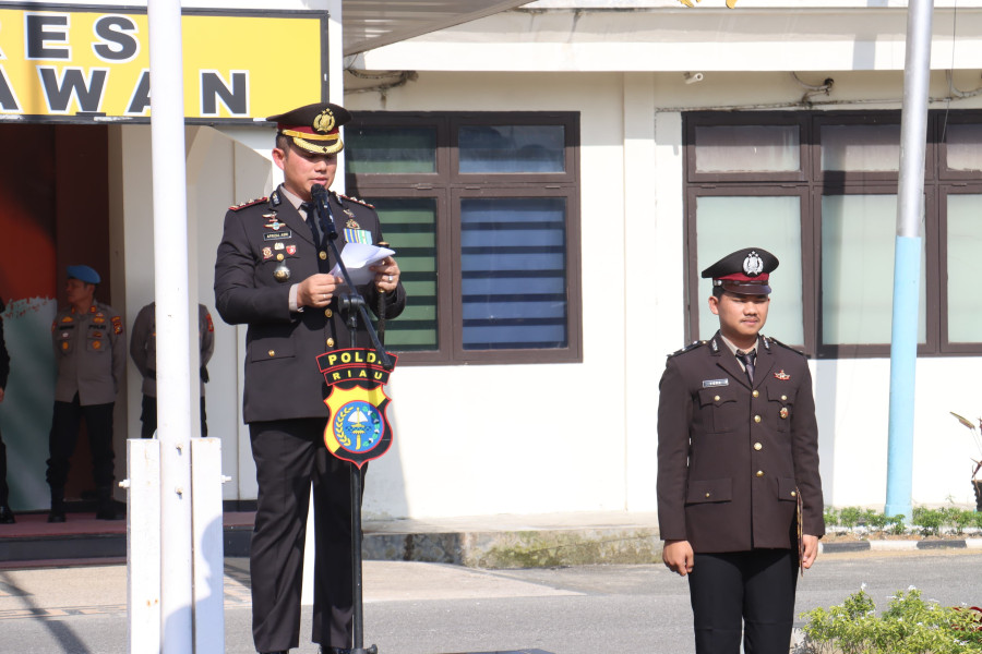 Kapolres Pelalawan Pimpin Upacara Hari Sumpah Pemuda ke-96, Tegaskan Peran Polri dalam Persatuan dan Keamanan Bangsa