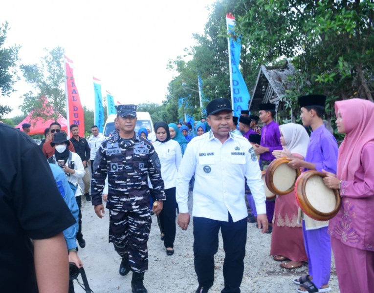 Tiba di Negeri Junjungan, Danlanal Dumai Ramah Tamah Bersama Pemkab Bengkalis