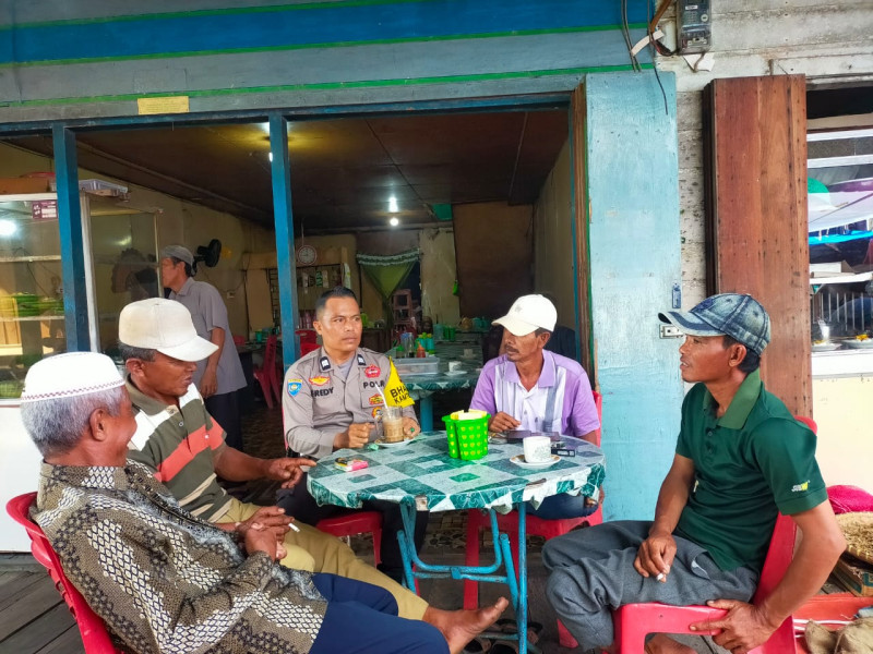 Cooling System, Bhabinkamtibmas Lajau Ajak Warga Hindari Perselisihan