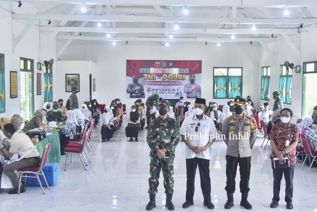 Wabup Inhil Ikuti Rakor Bersama Panglima TNI dan Kabarhakam Polri Secara Virtual