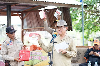 Bupati Instruksikan Segera OPD Terkait Tangani Tanah Longsor di Tanah Merah