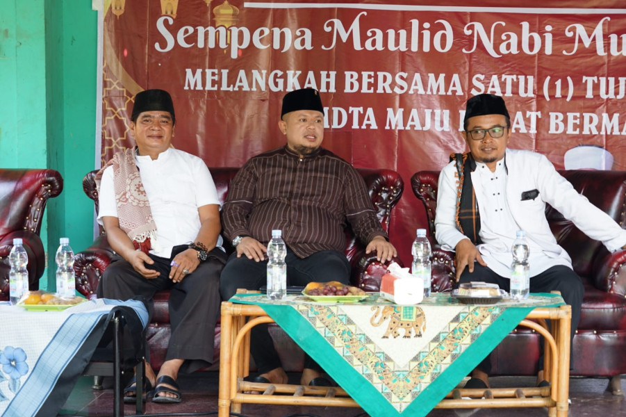 Guru MDTA Kecamatan Mandau Bersholawat Sempena Peringatan Maulid Nabi Muhammad SAW 1445 H