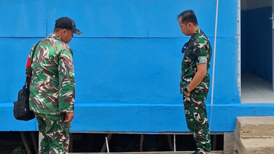 Dandim 0314/Inhil Tinjau Pembangunan SPPG Desa Terpencil