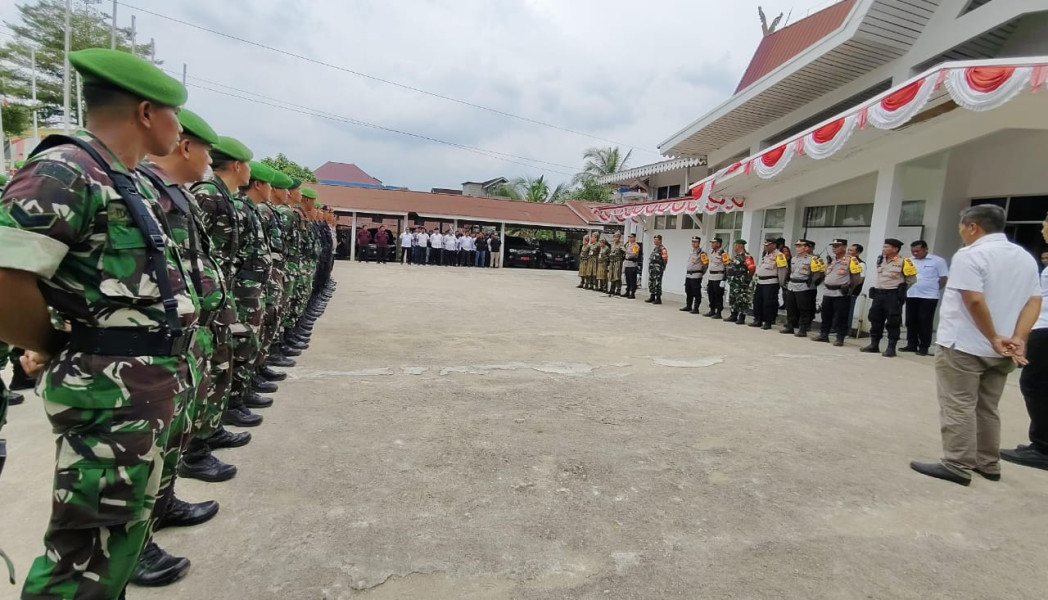 Pencabutan Nomor Urut Paslon, Ratusan Personel Pengamanan Dikerahkan