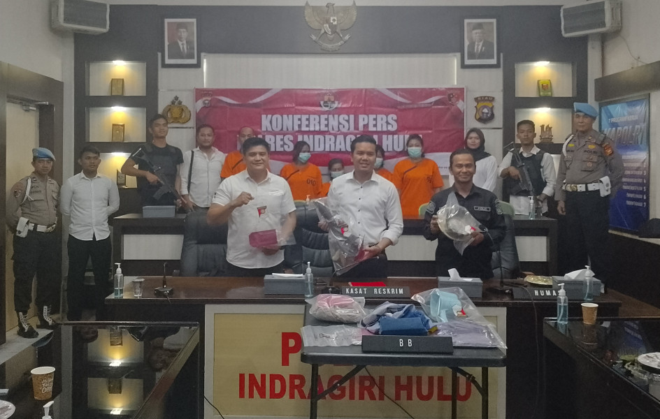 Polres Inhu Ungkap Kasus Dukun Cabul dan Perdagangan Orang