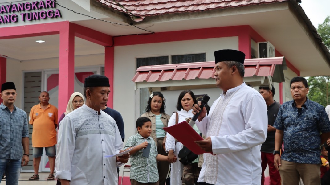 Polres Lingga Laksanakan Pemotongan Hewan Kurban Sambut Idul Adha 1446. H Tahun 2025.