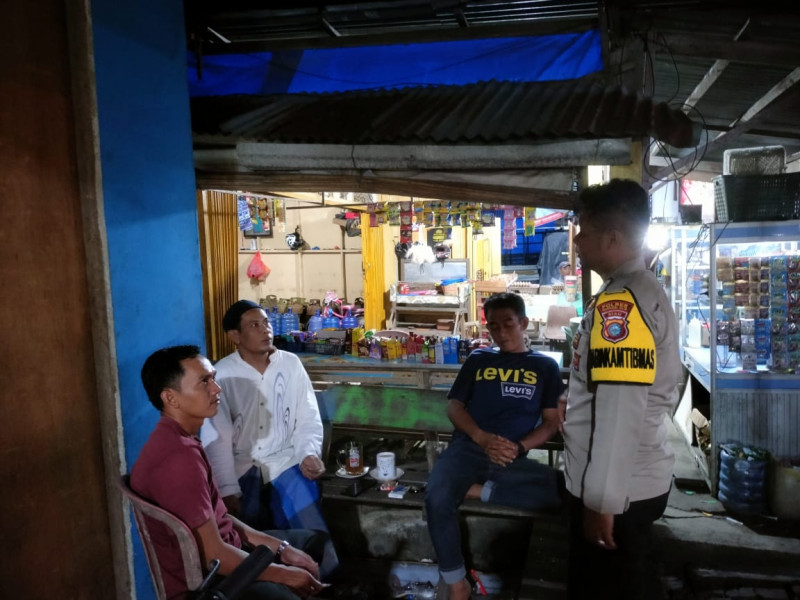 Jajaran Polsek Tempuling Ingatkan Warga Pentingnya Menjaga Kamtibmas