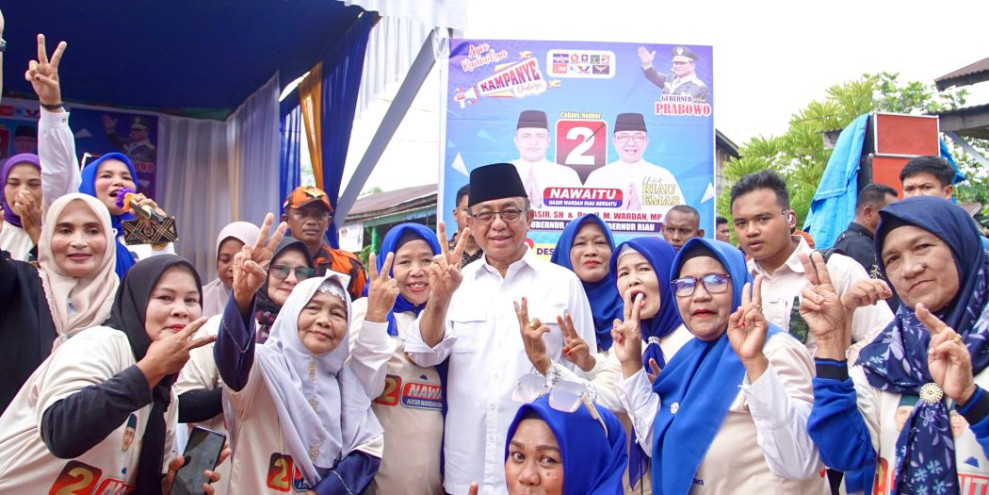 Masyarakat Kecamatan Gaung Serukan Dukungan untuk Paslon Nasir-Wardan di Pilgubri 2024