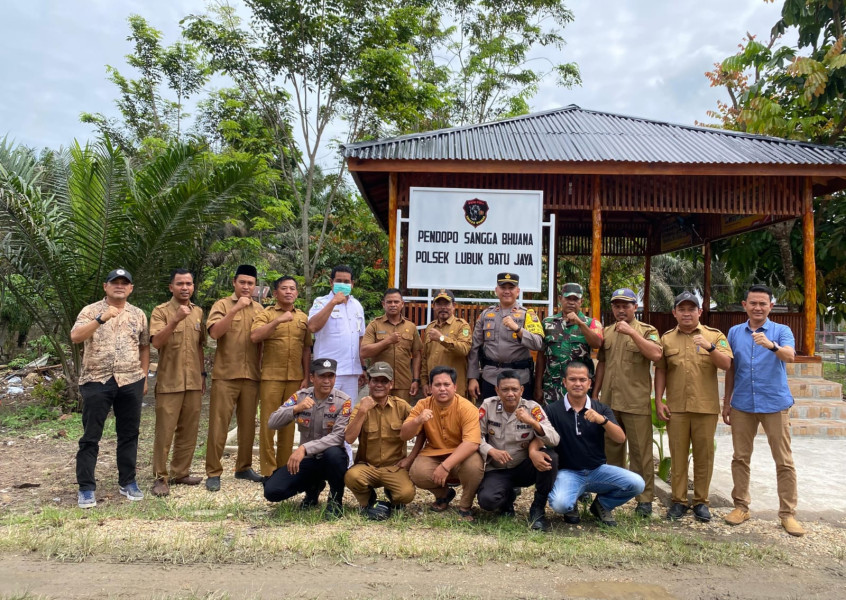 Polsek LBJ Jadikan Pendopo Sebagai Tempat Rapat Pam Nataru