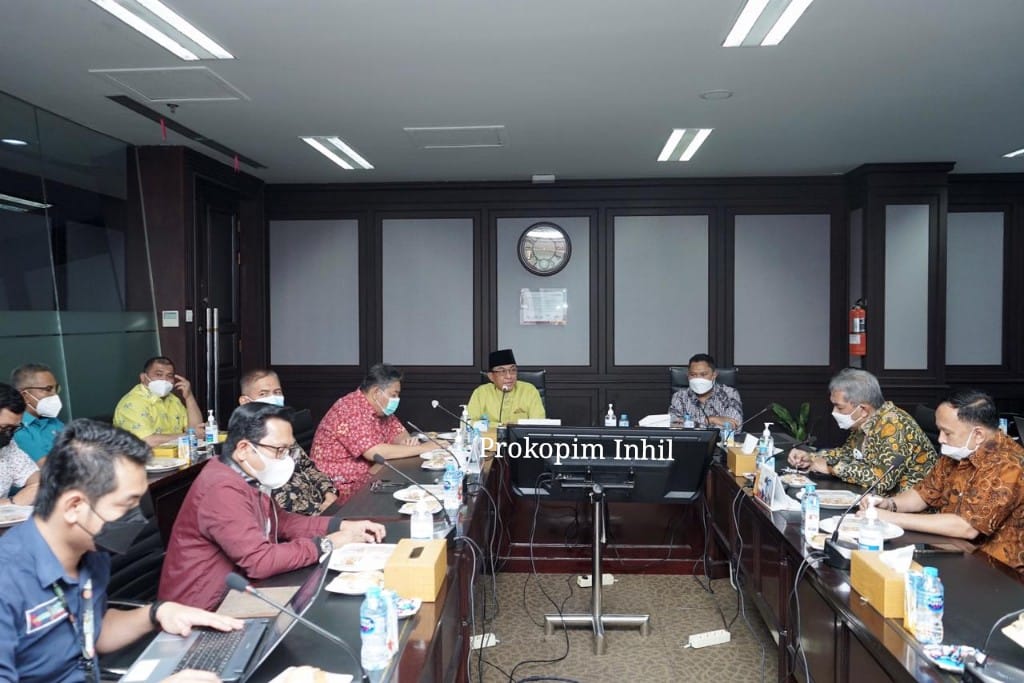 Silahturahmi ke PT BRK Pekanbaru, Pemkab Inhil Bahas Pengolahan Sabut Kelapa