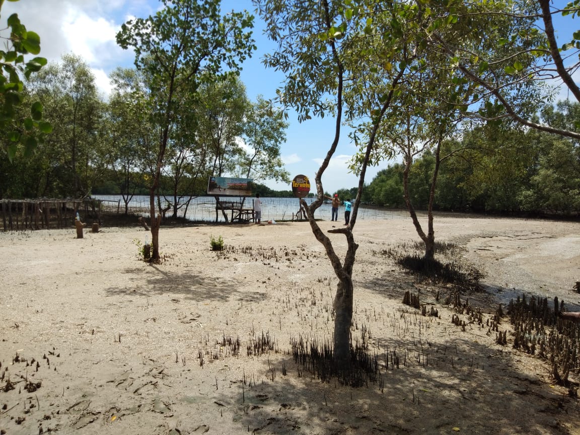 Keindahan Pantai Terumbu Mabloe di Desa Sungai Bela Inhil