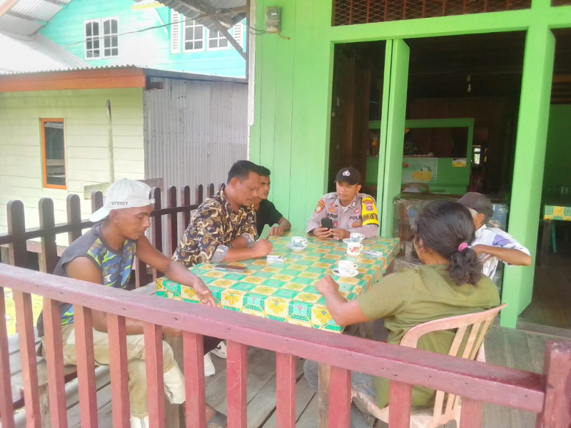 Cooling System, Bhabinkamtibmas Perigi Raja Sampaikan Himbauan Kamtibmas