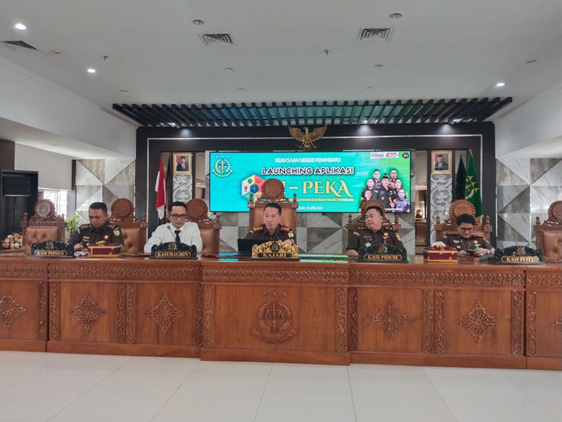 Permudah Masyarakat, Kejari Pekanbaru Launching Aplikasi SI-PEKA