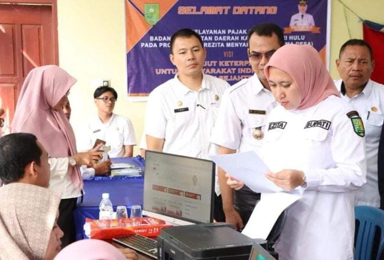 Irama Desa di Kecamatan Seberida, Bupati Rezita Sebut Pelayanan Administrasi Pemerintah Gratis