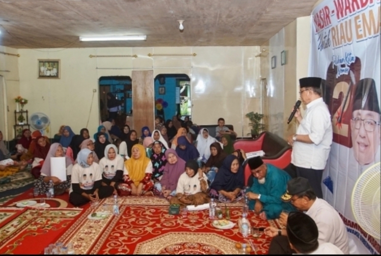 Calon Wakil Gubernur Riau, Wardan, Kampanye di Teluk Pinang: Fokus pada Pendidikan, Kesehatan, dan UMKM