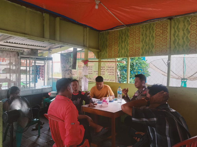 Sinergitas Polsek Tempuling dan Masyarakat Ciptakan Pemilu Damai