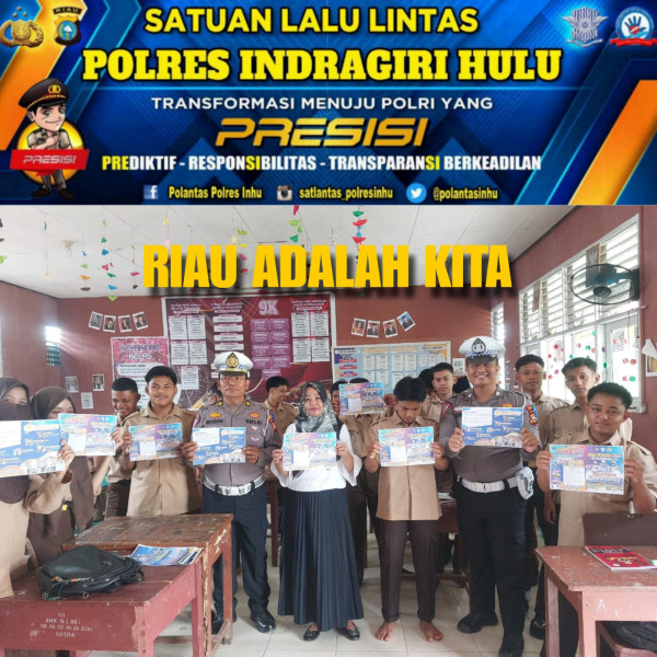 Pelajar SMKN 1 Rengat Siap Dukung Program Riau Adalah Kita dan Jadi Pilot Projek