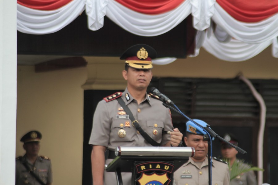 Kapolres Inhu Pimpin Upacara Hari Juang Polri