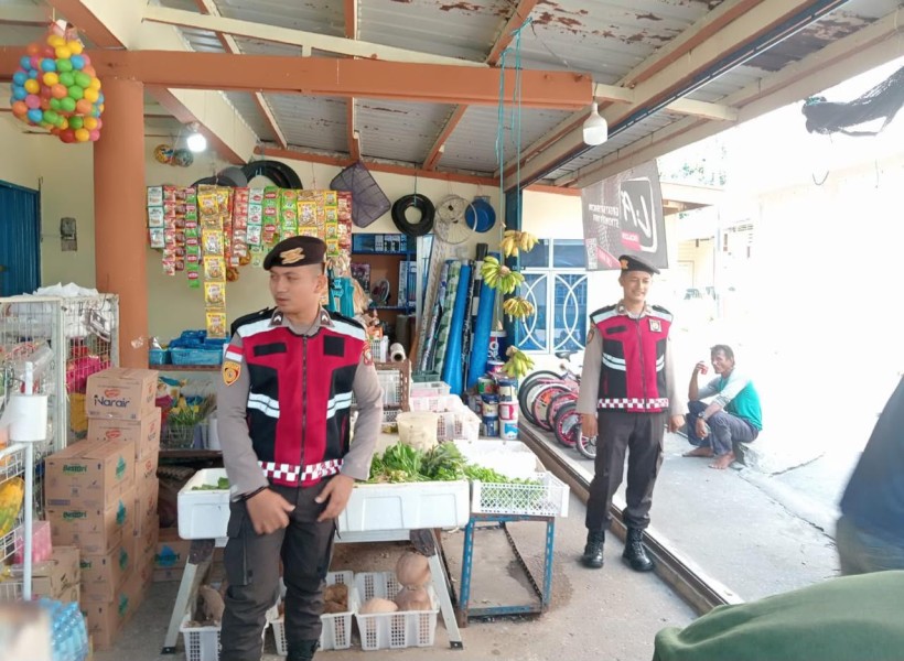 Polres Lingga Laksanakan Patroli Antisipasi Premanisme Di Kawasan Industri.