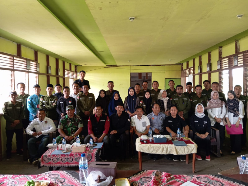 Personel Polsek Enok Hadiri Rapat Pleno DPSHP Tingkat Kecamatan Enok