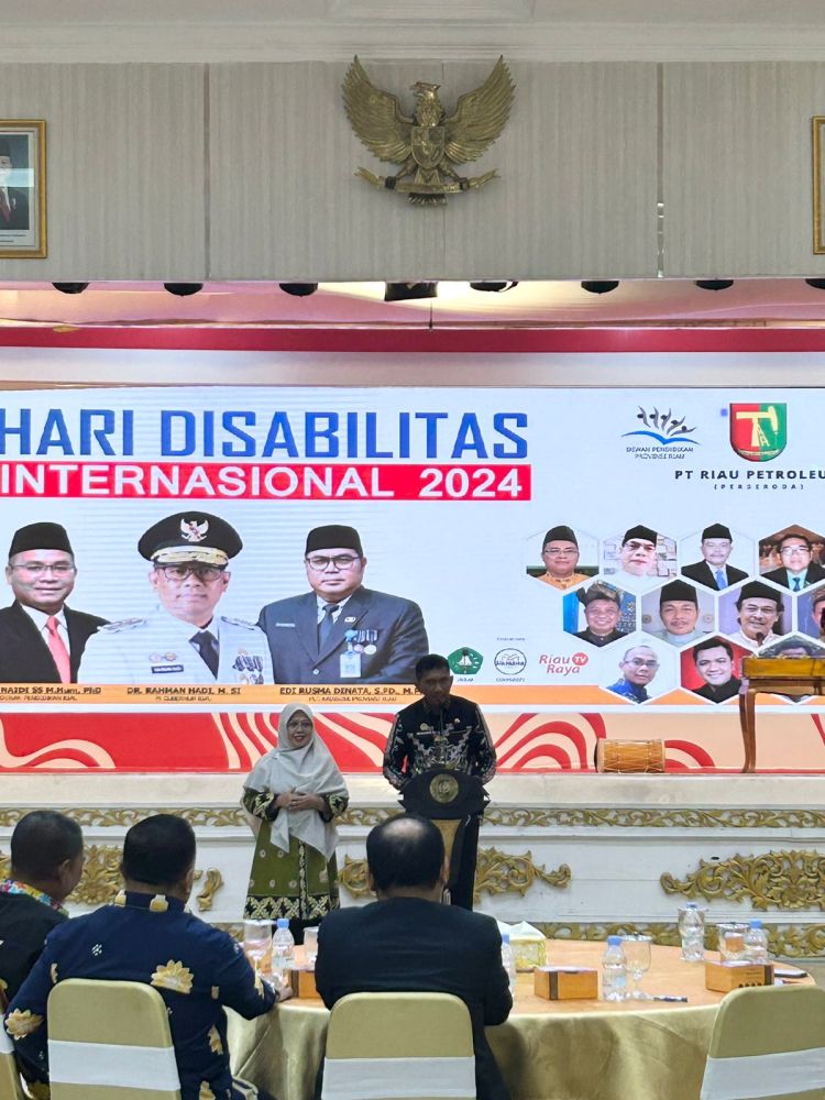 Pemprov Pastikan Layanan Publik di Riau Ramah Disabilitas