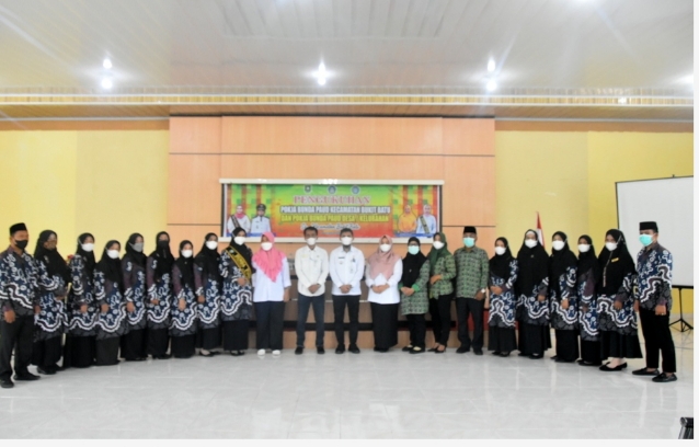 Camat Bukit Batu Hadiri Pelantikan Pengurus Pokja Bunda Paud Kecamatan dan Kelurahan Desa se-Kecamatan