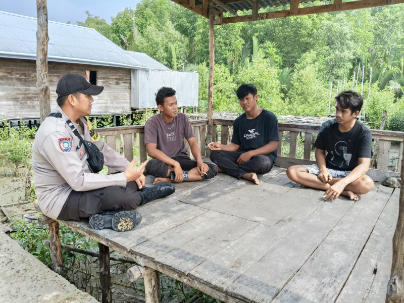 Cooling System, Bhabinkamtibmas Sungai Bela Ajak Pemuda Sukseskan Pilkada Damai