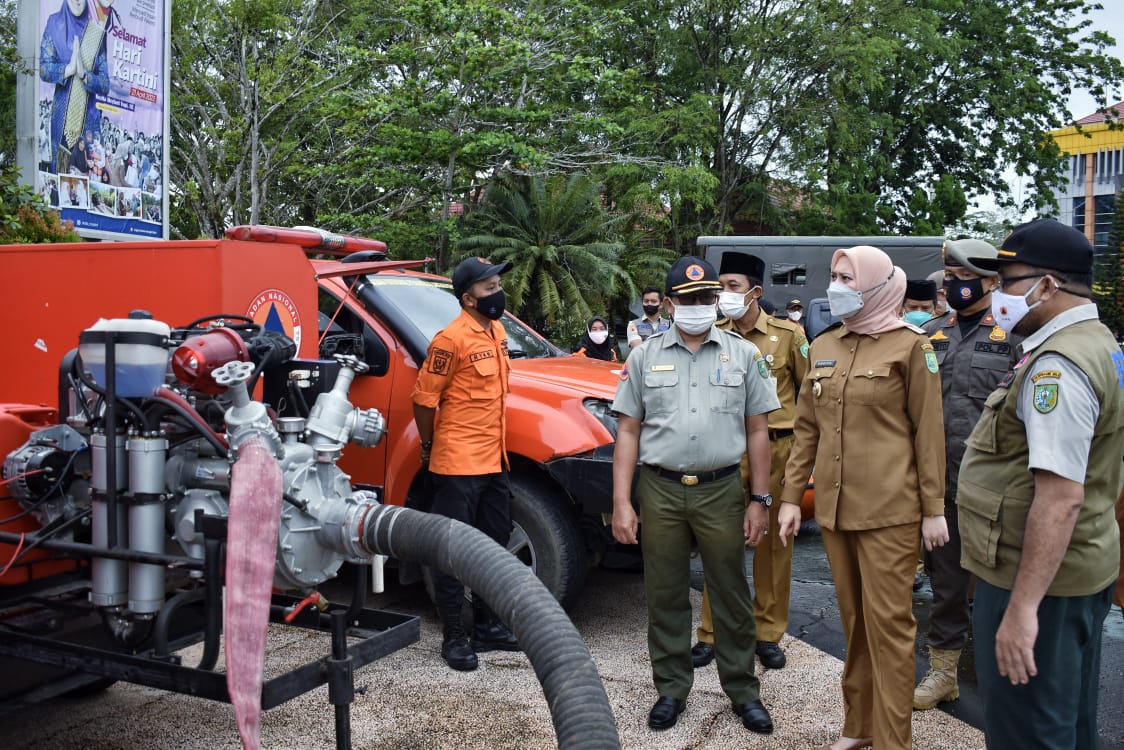 Jelang Idul Fitri, Bupati Inhu Pimpin Apel Bersama.