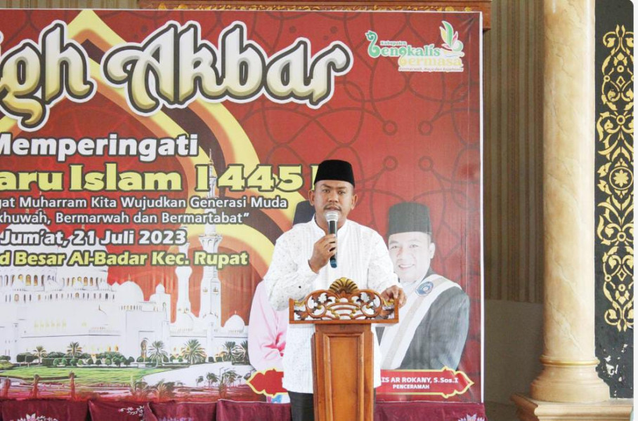 Peringati Tahun Baru Islam 1 Muharram, Pemcam Rupat  Gelar Tabligh Akbar