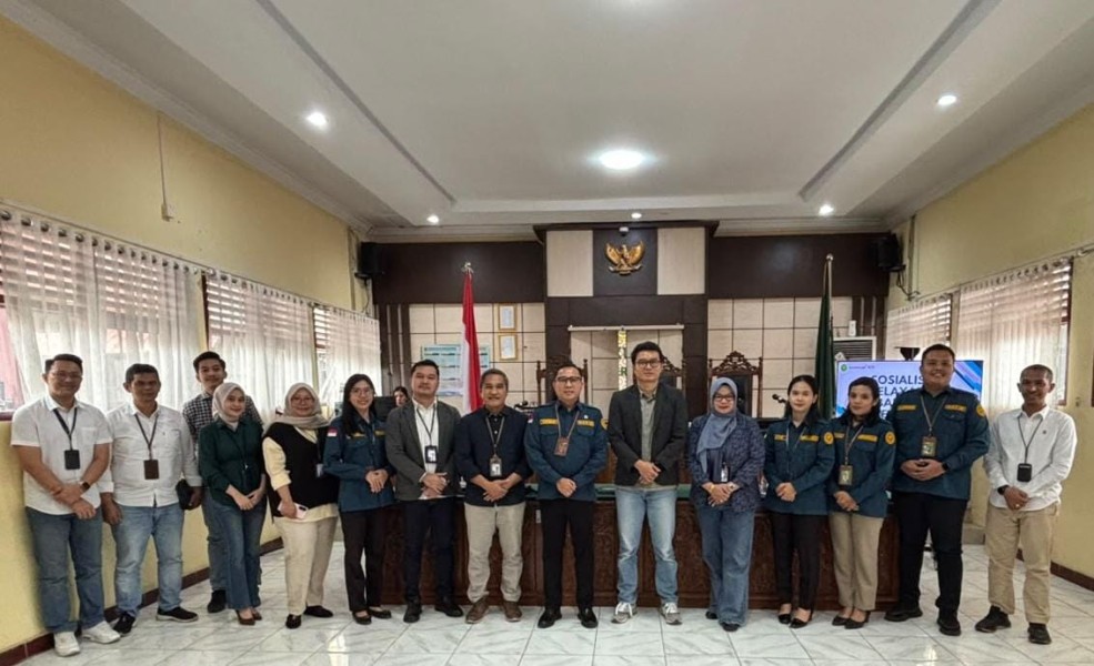 Dukung Pelayanan Prima Peradilan, BRI Rengat Edukasi Layanan Perbankan di PN Rengat