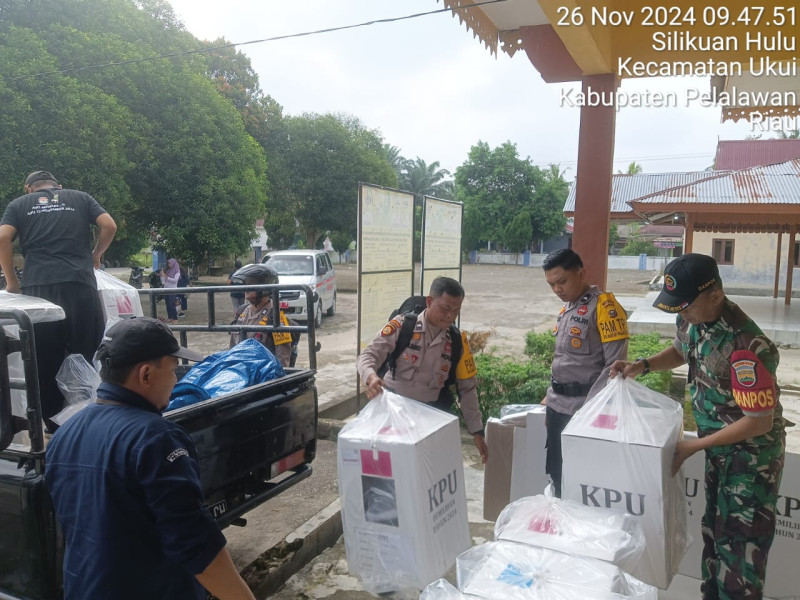 Polisi Ukui Pastikan Pergeseran Logistik Pilkada Berjalan Lancar dan Aman