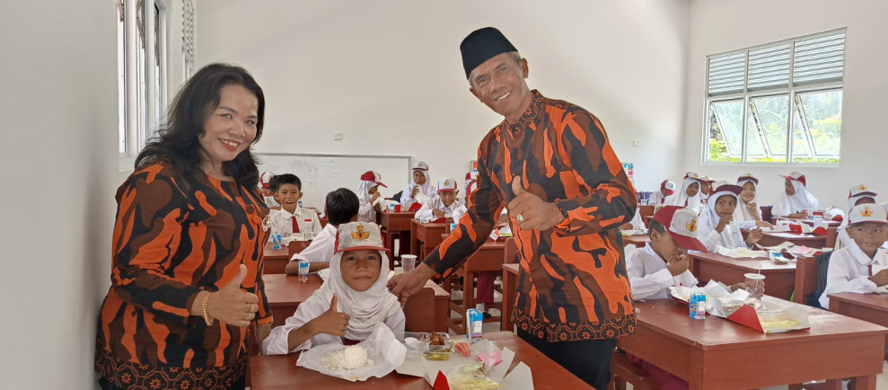 Pemuda Pancasila Kabupaten Lingga Laksanakan Kegiatan Makan Bergizi Gratis