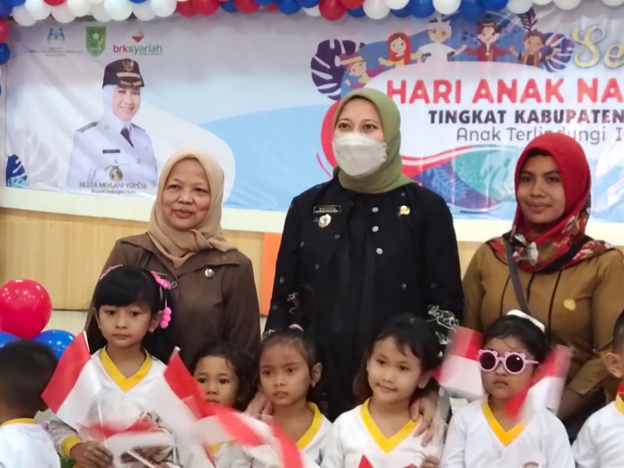 Bupati Inhu Hadiri Peringatan Hari Anak Nasional