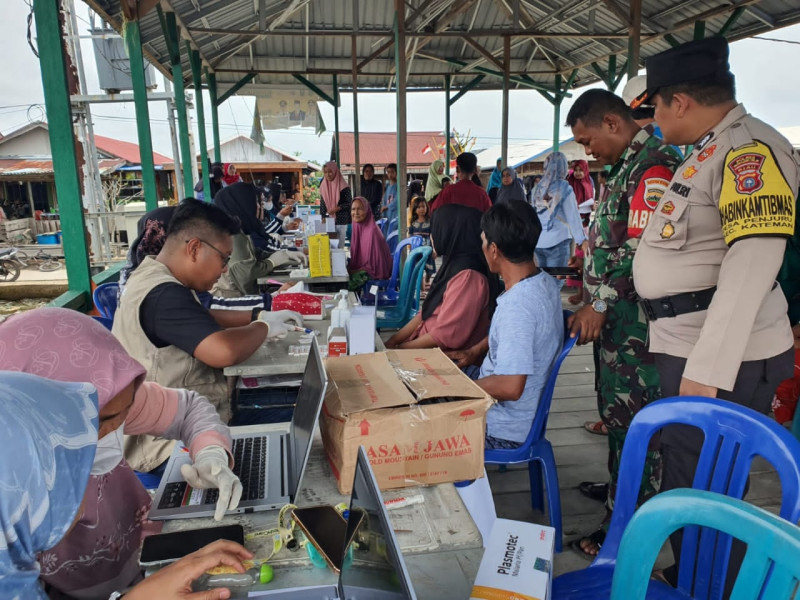 Dandim 0314/Inhil Turunkan Personel Tambahan Bantu Kendalikan Wabah Malaria di Desa Kuala Selat