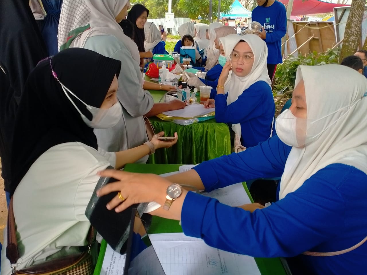 Dinkes Inhil Gelar Pemeriksaan Kesehatan Secara Gratis kepada Masyarakat