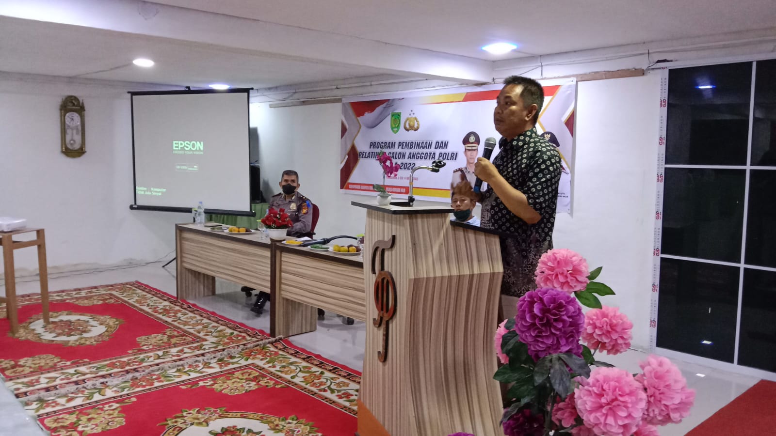 Disparporabud Inhil Gelar Pembinaan Siswa-siswi Calon Anggota Polri Tahun 2022