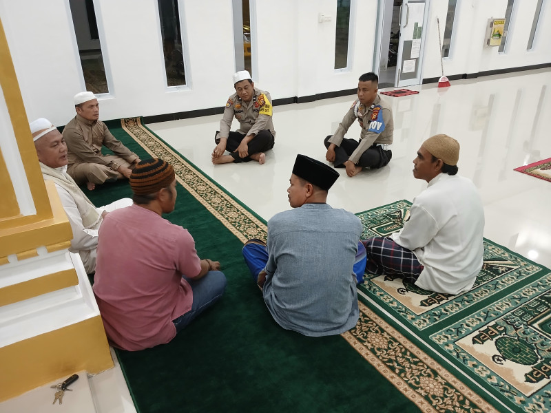 Polsek Pangkalan Kuras Gelar Program Subuh Keliling Wujudkan Pilkada Pelalawan Sejuk dan Damai