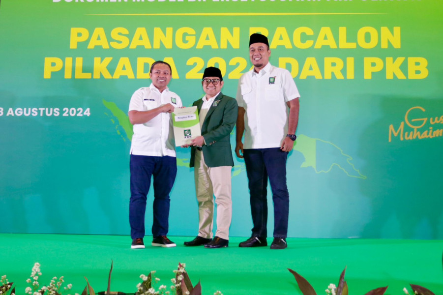 Kantongi Model B.KWK PKB, Pasangan Abdul Wahid dan SF. Hariyanto Siap Mendaftar ke KPU