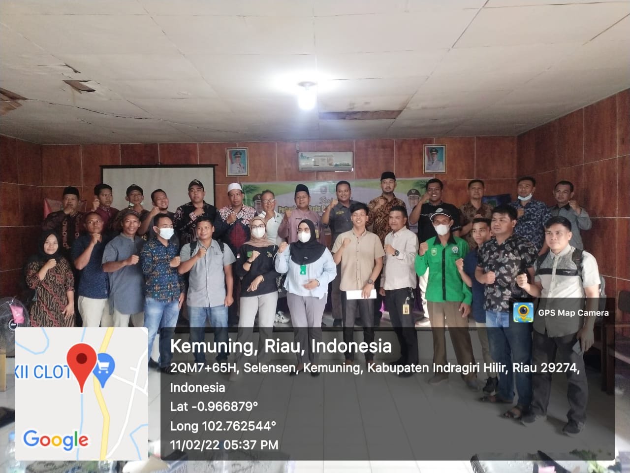 Didampingi DMIJ Plus Terintegrasi 11 Desa di Kec Kemuning Mendapatkan Sosialisasi PTO dari Dinas PMD Inhil