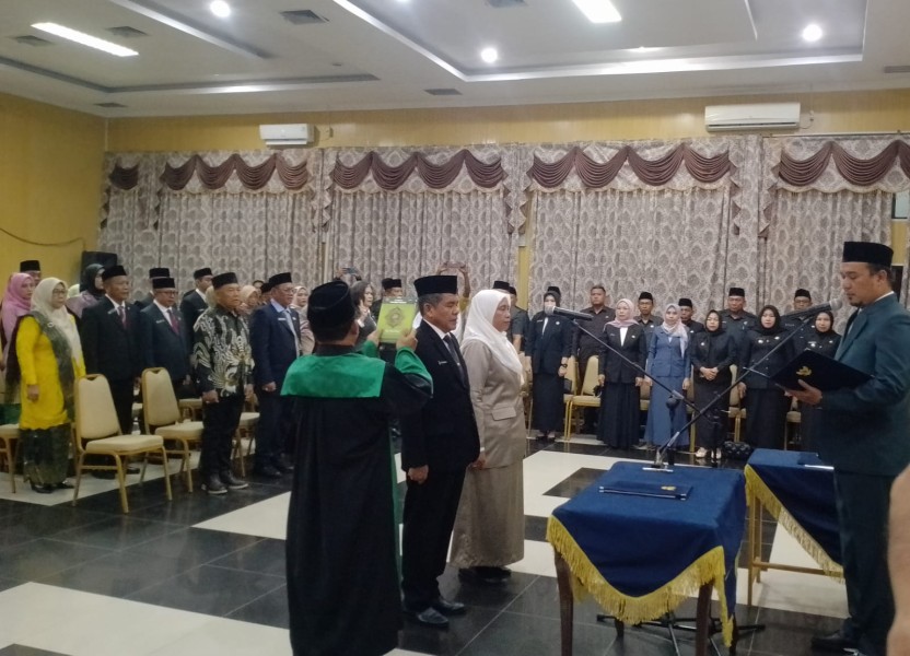 Bupati Inhu Lantik 22 Pejabat Pimpinan Tinggi Pratama