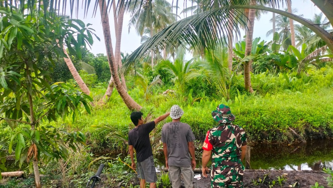 Cegah Karhutla, Babinsa Koramil 06/Kateman Intensifkan Patroli Wilayah
