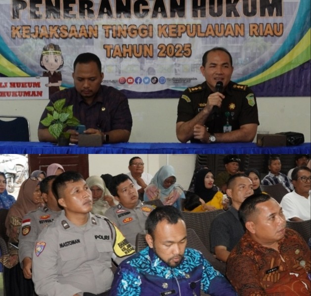 Kejati Kepri Sosialisasi Pencegahan TPPO Kepada Aparatur dan Tokoh Masyarakat se- Kecamatan Sagulung, Batam.