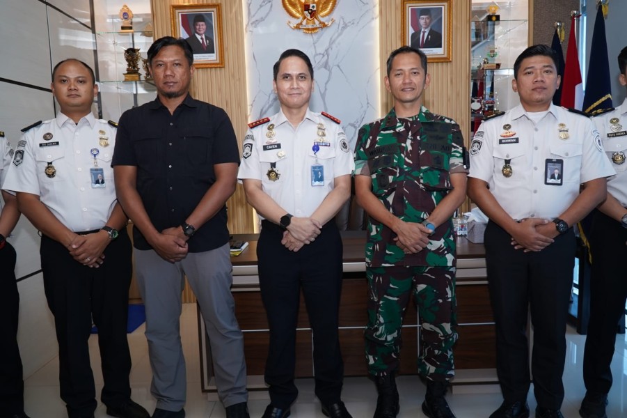 Perkuat Sinergi, Dandim 0314/Inhil Silaturahmi ke Kantor Imigrasi Tembilahan