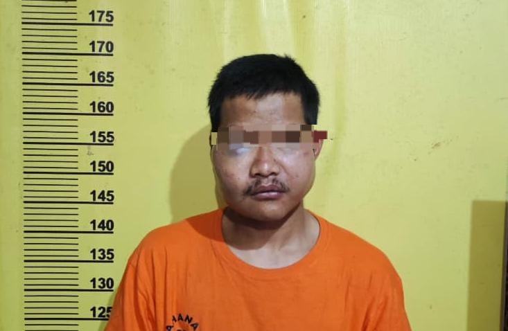 Polsek LBJ Ringkus Petani yang Nyambi Jualan Sabu di Pasir Penyu, 4 Paket Sabu Disita