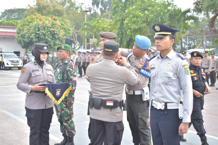 Apel Gelar Pasukan Operasi Mantap Brata Lancang Kuning 2023- 2024, Ini Pesan Kapolres